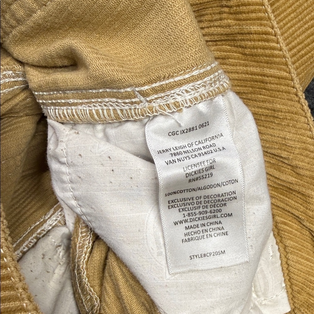Dickies Tan Corduroy Pants - Picture 5 of 8